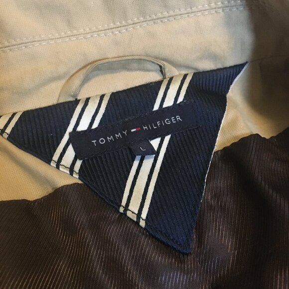 Tommy Hilfiger Double Breasted Cotton Blend Coat - Picture 10 of 16